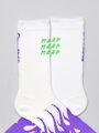 MAAP Calze Jayco AlUla WORLDTOUR 26 TEAM Viola/Bianco