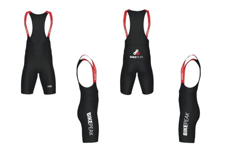 MILREMO Pantaloni CRITERIUM con bretelle, forma a L, 45mm, inserto PRO