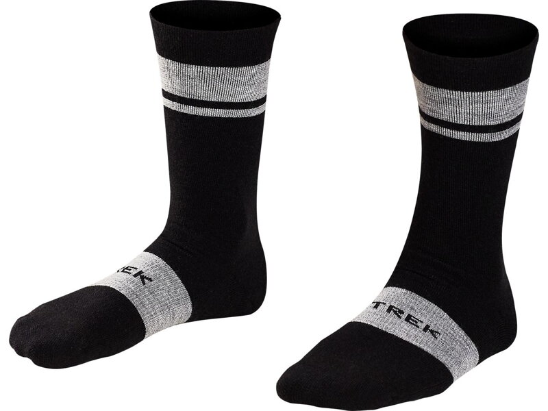 Calzini Bontrager Trek Race Crew Cushioned Merino Wool neri