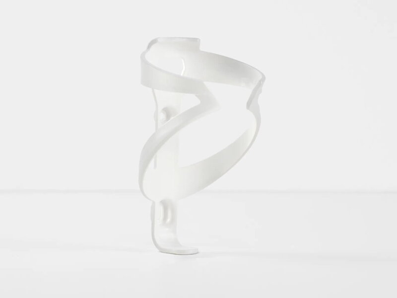 Cestino portabottiglie Trek Elite realizzato in materiali riciclati bianco lucido