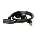 LONGUS Lucchetto KLASIK 12/900mm + supporto nero 