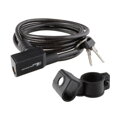 LONGUS Lucchetto SE 6/1200mm a spirale + supporto nero 