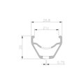 Cerchio MACH1 5.20 SL 27.5 32D TLR nero 510g