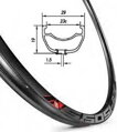 MACH1 Cerchio 5.50 SL 27.5 32D TLR nero 550g 