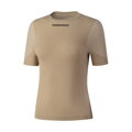 SHIMANO Maglietta donna VERTEX SS BASE LAYER beige chiaro 