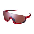 SHIMANO Occhiali AEROLITE2 metallizzati rossi Ridescape High Contrast 