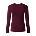 SHIMANO Maglietta donna VERTEX LONG BASE LAYER bordò 