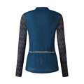 SHIMANO Maglia donna KAEDE PRINTED LONG blu 