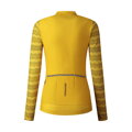 SHIMANO Maglia donna KAEDE PRINTED LONG gialla 
