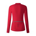 Maglia da donna SHIMANO KAEDE THERMAL LONG rossa