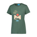 T-shirt SHIMANO da donna GRAPHIC TEE verde