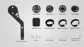 MAGICSHINE Supporto per Garmin/EVO/ALLTY per manubrio plastica offset 