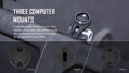 MAGICSHINE Supporto per Garmin/EVO/ALLTY per manubrio plastica 