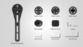 MAGICSHINE Supporto per Garmin/EVO/ALLTY per manubrio plastica 