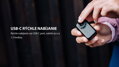 MAGICSHINE Luce SEEMEE 100AD RADAR posteriore 7f USB nera 