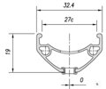 MACH1 Cerchio CROSS-R 27 29 28D nero 