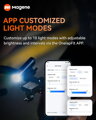 MAGENE Luce AT1200 frontale 10f USB nera