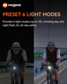 MAGENE Luce AT1200 frontale 10f USB nera