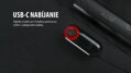 MAGENE Luce L508 RADAR posteriore 7f USB nera 