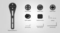 Impugnatura MAGICSHINE MAGICSHINE per Garmin/EVO/ALLTY su manubri in plastica