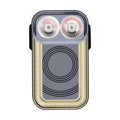 MAGICSHINE Luce SEEMEE 100AD RADAR posteriore 7f USB nera