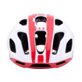 HQBC Casco SQUARA bianco/rosso 