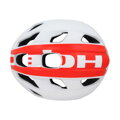 HQBC Casco SQUARA bianco/rosso 