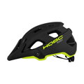 HQBC Casco ROQER nero/giallo neon opaco 