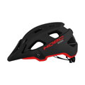 HQBC Casco ROQER nero/rosso opaco 