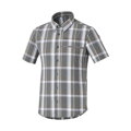 SHIMANO Camicia Transit Check SS grigio-marrone 
