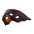 Casco COYOTE viola opaco/arancione