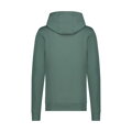 FELPA CON CAPPUCCIO GRAFICA verde