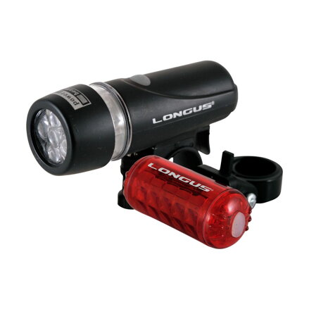 LONGUS Set luci FIVE 5+5LED 3f/4f nero