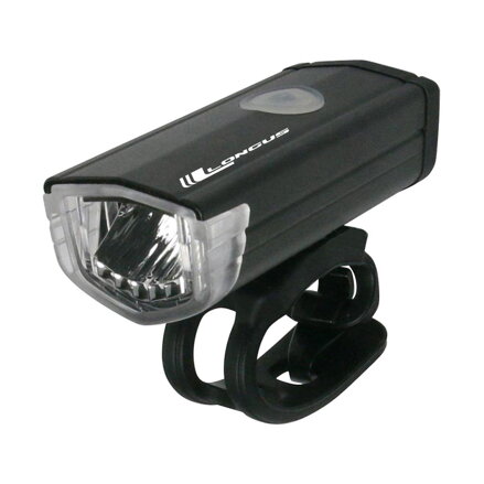 LONGUS Luce DOS 3W LED frontale/3f USB, 200lm, nera