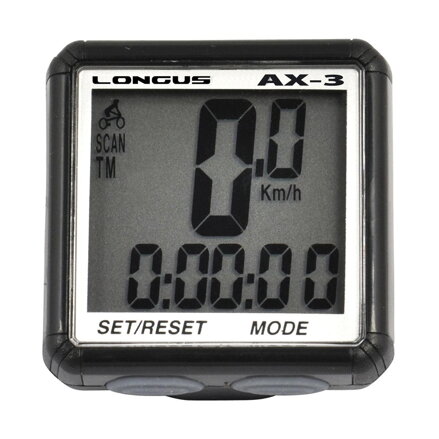 Computer da ciclismo LONGUS AX-3 13f nero