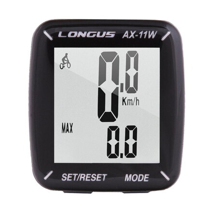 Computer da ciclismo LONGUS AX-11W 11f nero