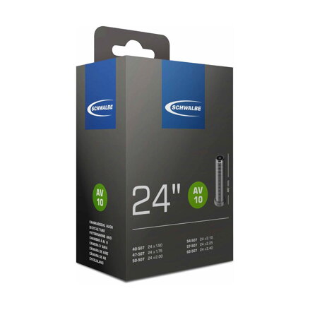 SCHWALBE Camera d'aria AV10 24x1.50/2.25 AV 40mm (40/62-507) 165g