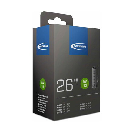 Camera d'aria SCHWALBE AV13 26x1.50/2.50 AV 40mm (40/62 559) 190g