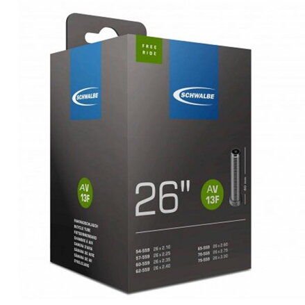 Camera d'aria SCHWALBE AV13F 26x2.10/3.00 40mm (54/75-559) 185g freeride