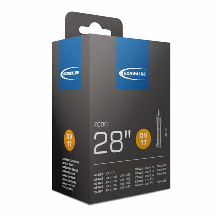 SCHWALBE Camera d'aria DV17 700x28/45C DV 40mm (40/47-622) 150g