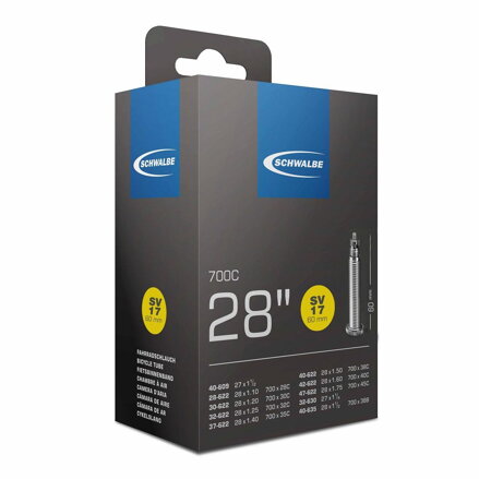 Camera d'aria SCHWALBE SV17 700x28/45C FV 60mm (28/47-622) 150g