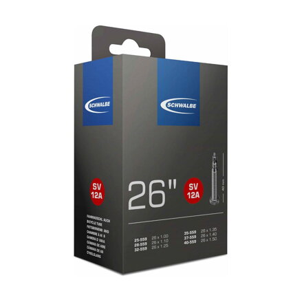 SCHWALBE Camera d'aria SV12A 26x1.00/1.50 40mm (25/40-559) 120g