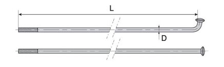 MACH1 Puntale Inox Plus 2/294 OEM 10 pz