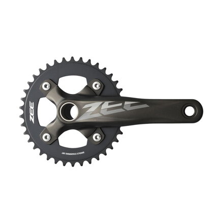 SHIMANO Centro ZEE FC-M640 165mm (68/73mm) 10-k. cuscinetto HTII nero