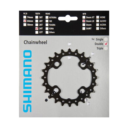 Cambio SHIMANO 24z. FCFC-M675 SLX nero 64mm