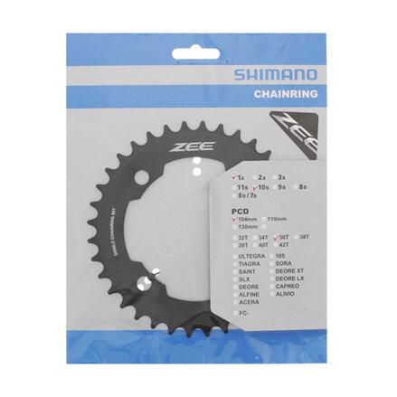 Cambio SHIMANO 36z. FC-M640 ZEE nero 104mm
