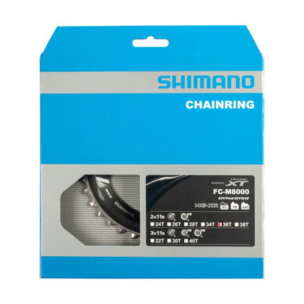 Cambio SHIMANO 36z. FC-M8000XT36/26z. nero 96 mm