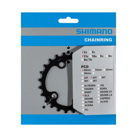 Cambio SHIMANO 24z. FC-M7000SLX34/24z. nero 64 mm