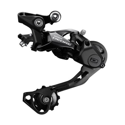 Deragliatore SHIMANO Deore RD-M6000 10-k. tracolla lunga nera Shadow+