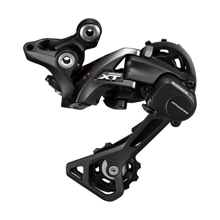 Deragliatore SHIMANO XT RD-M8000 11 velocità. tracolla lunga nera Shadow+